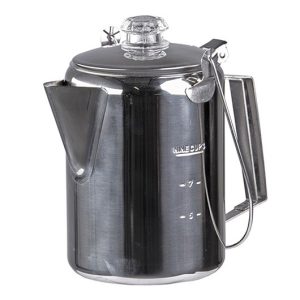 Kaffeekanne mit Perkolator Edelstahl