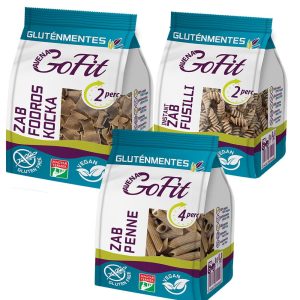 3 x 200 g Glutenfrei Nudeln Fusilli, Penne, Würfelnudeln aus Vollkornhaferflocken