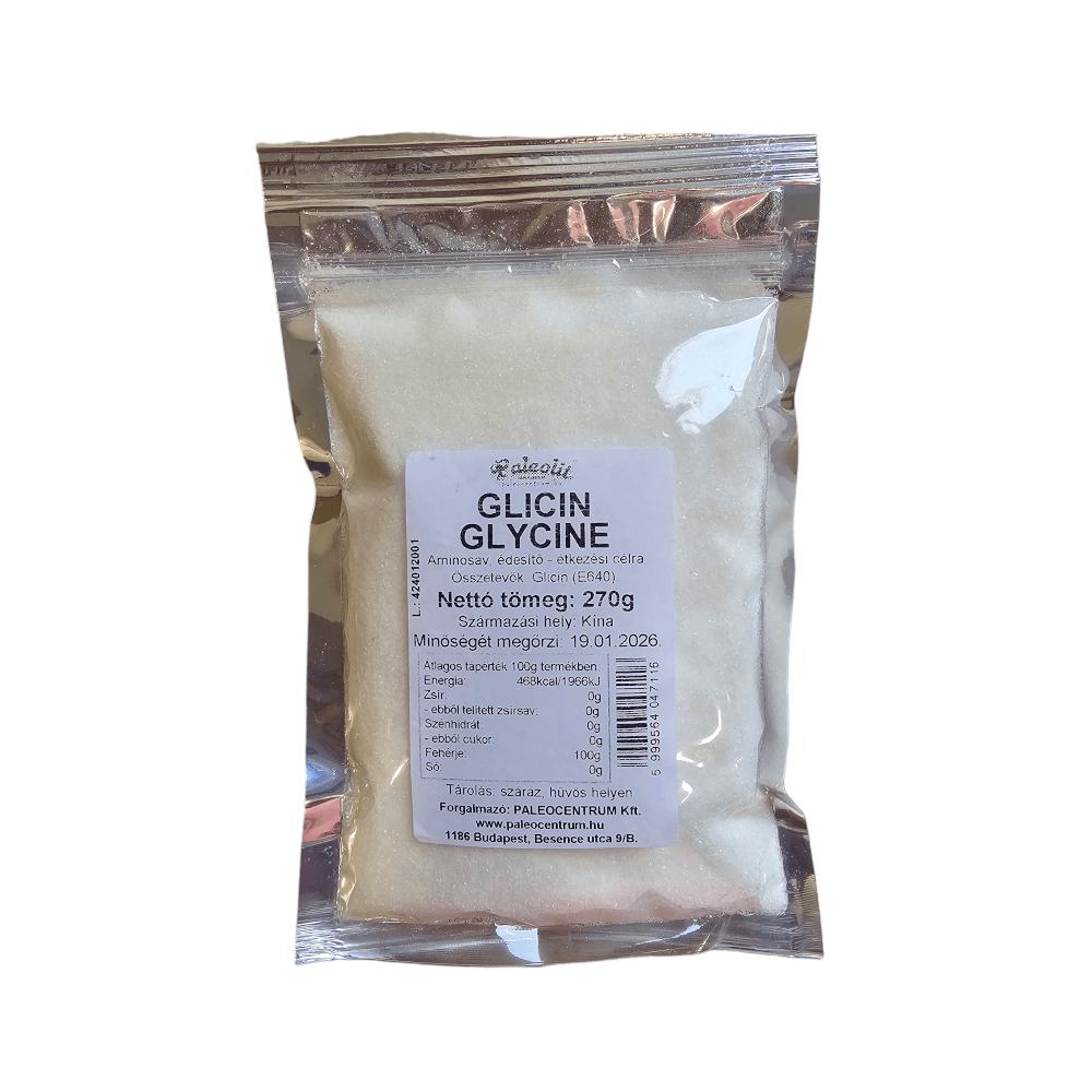 Paleo Glycin – Glycin 270g Aminosäure, Süßungsmittel – Bild 2