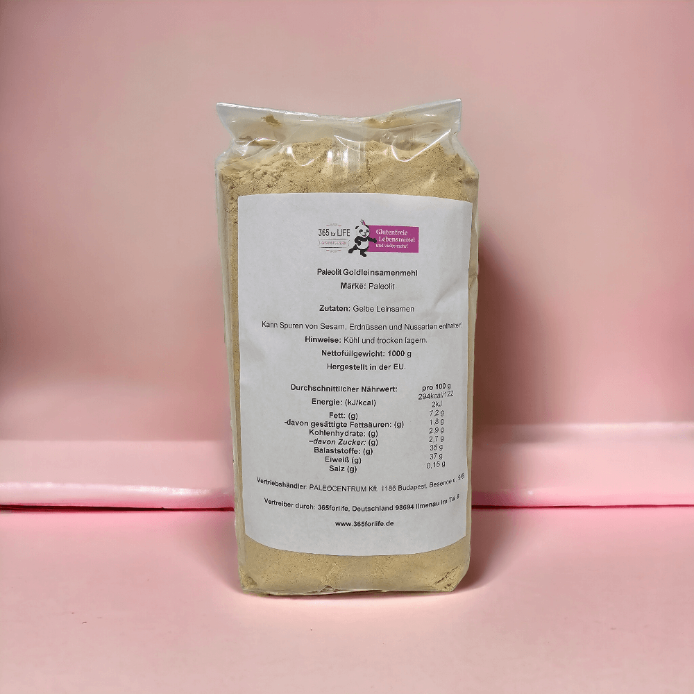 Goldleinsamenmehl teilentölt 3×1000 g | Keto – Bild 2