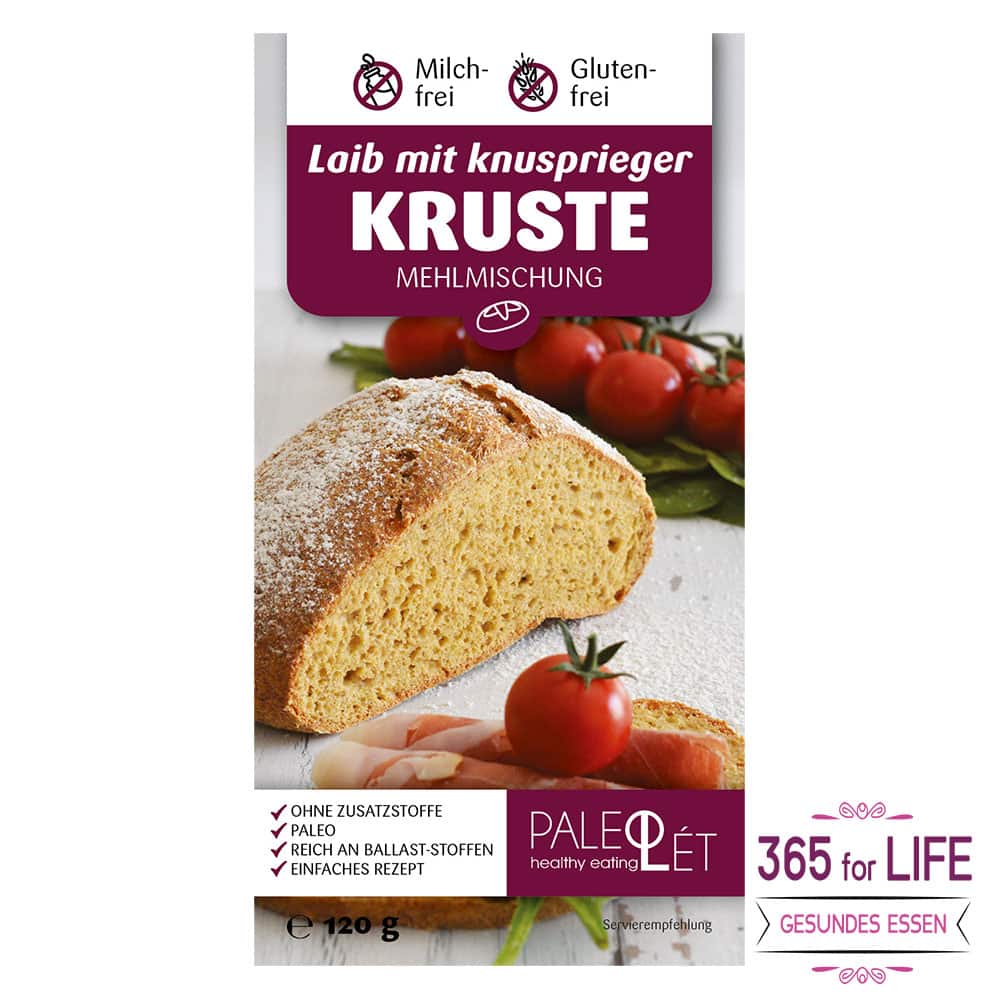 Knuspriges Krustenbrot Mehlmischung 120 g (Paleo, Glutenfrei)