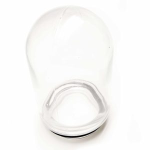 Zylinderglas klar – Ø 100 mm – inkl. Gummiring