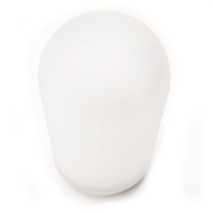 Zylinderglas matt – Ø 110 mm – inkl. Gummiring