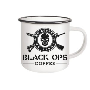 HEAVY DUTY Emaille Becher (weiß)