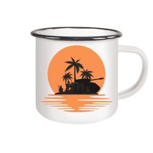 Romantic Emaille Becher